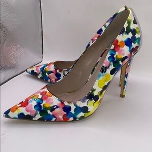 Dune London Blosome Multicoloured Spring Party 4 Inch Heels Women’s Size 40